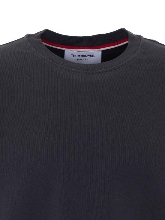 26FW 톰브라운 반팔 티셔츠 MJT589AJ0330015 GREY - THOM BROWNE