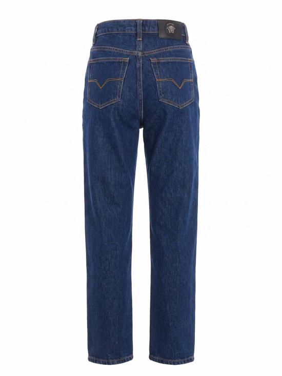 26FW 베르사체 스트레이트 팬츠 10251021A184041D870 BLUE - VERSACE