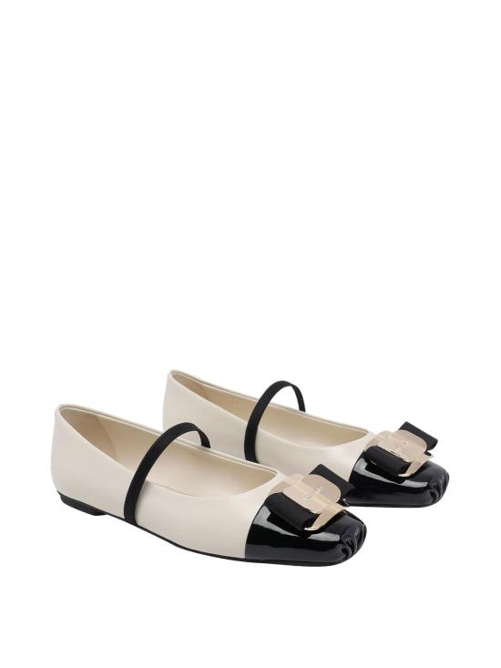 26FW 살바토레 페라가모 플랫 슈즈 77743701J183 WHITE - SALVATORE FERRAGAMO