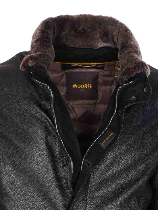 25FW 무레르 클레로스 P1 패디드 봄버 자켓 CLEROSP1U0001 BLACK - MOORER