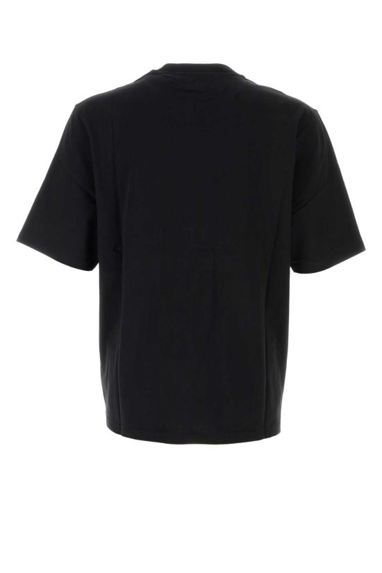 26FW 아미 하트 로고 코튼 자수 티셔츠 UTS341726 001 BLACK - AMI