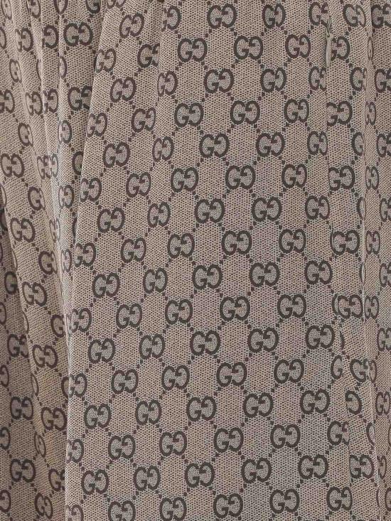 26SS 구찌 프린트 실크 레저 팬츠 A003ZBZAVRI2270 BEIGE - GUCCI