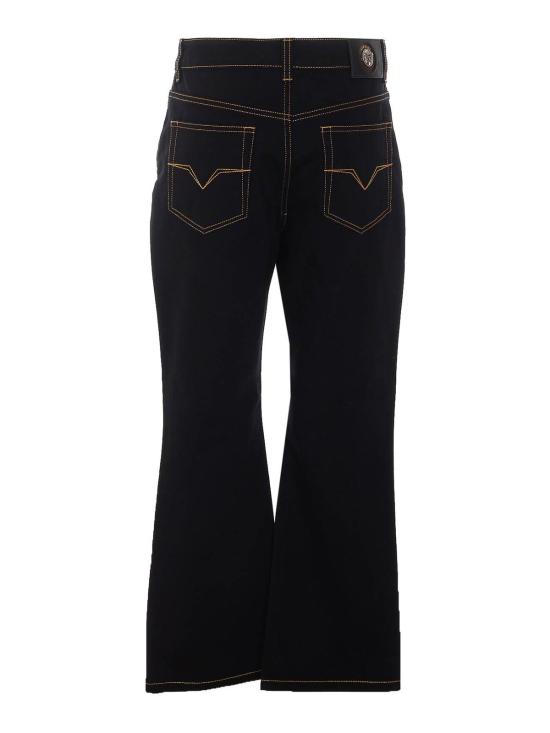 26FW 베르사체 스트레이트 팬츠 10270161A187781D040 BLACK - VERSACE
