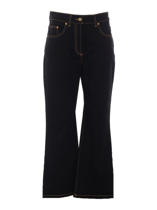 26FW 베르사체 스트레이트 팬츠 10270161A187781D040 BLACK