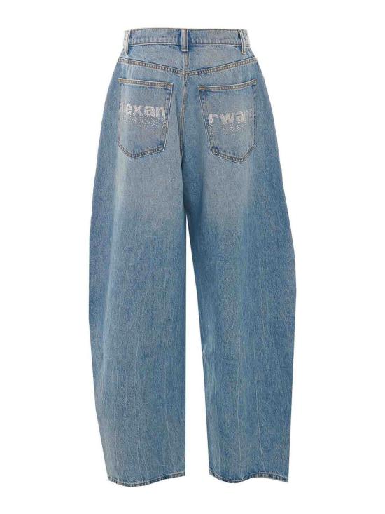 26SS 알렉산더 왕 스트레이트 팬츠 4DC1264111486 BLUE - ALEXANDER WANG