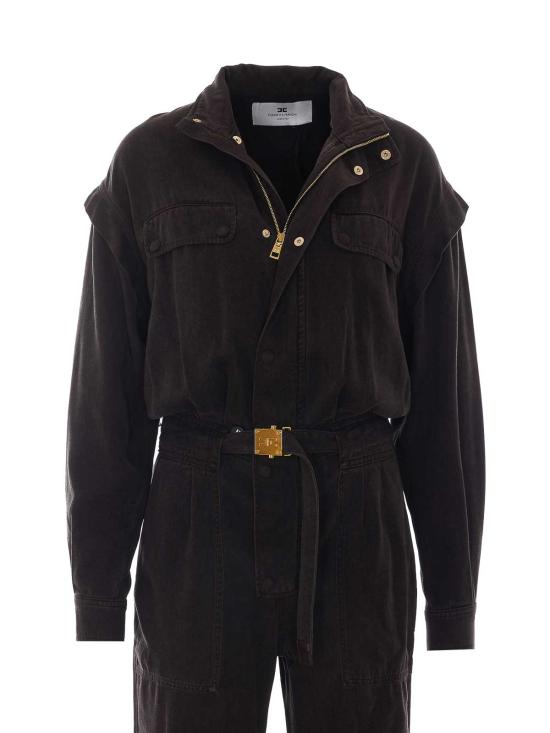 26SS 엘리자베타프랜치 스웨터 TJ02D66E2EV9 BROWN - ELISABETTA FRANCHI