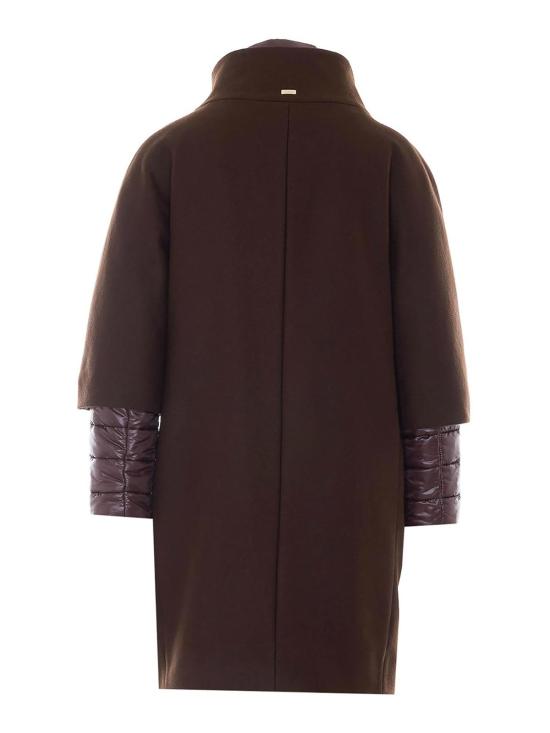 26FW 에르노 울트라라이트 나일론 버진 울 혼방 코트 CA000640D333448810 BROWN - HERNO