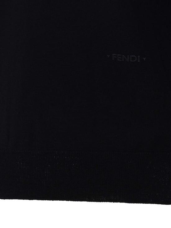 26FW 펜디 반팔 티셔츠 FZX206B1Q2F0QA1 BLACK - FENDI