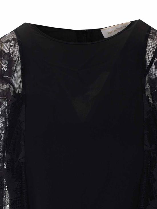 26FW 짐머만 반팔 티셔츠 9586DF261BLK BLACK - ZIMMERMANN