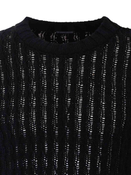 26FW 앤 드뮐미스터 스웨터 14303KN089099 BLACK - ANN DEMEULEMEESTER