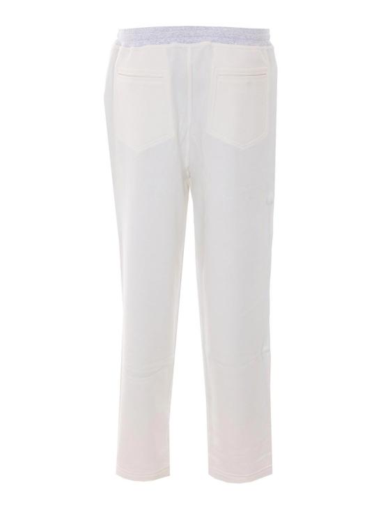 26FW 브루넬로 쿠치넬리 스트레이트 팬츠 MM8263388GCA819 WHITE - BRUNELLO CUCINELLI