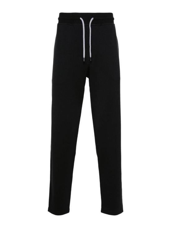 26FW 브루넬로 쿠치넬리 코튼 블렌드 트레이닝 팬츠 MM8313243GC101 BLACK