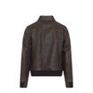 26FW 프라다 레더 봄버 재킷 UPW640SOOO198C F0038 BRUCIATO - PRADA