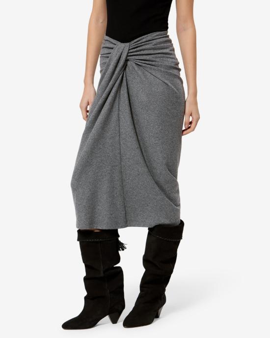 26FW 이자벨마랑에뚜왈 스커트 JU0018FBD3K05E 02GY GREY - ISABEL MARANT ETOILE
