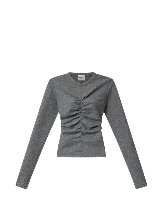 26FW 이자벨마랑에뚜왈 반팔 티셔츠 HT0960FAD3K05E 02GY GREY