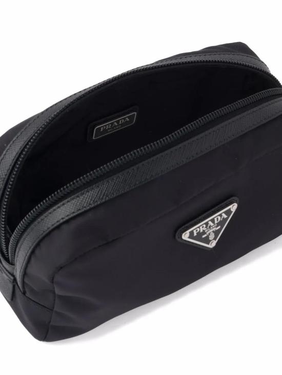 26FW 프라다 리나일론 앤 사피아노 네세서리 2NA0452DMH F0002 NERO - PRADA