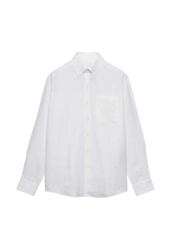 26FW 프라다 긴팔 셔츠 UCN68419S5 F0009 BIANCO