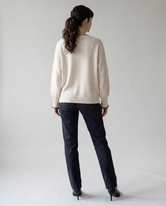  브루넬로 쿠치넬리 스웨터 i202357 WHITE - BRUNELLO CUCINELLI