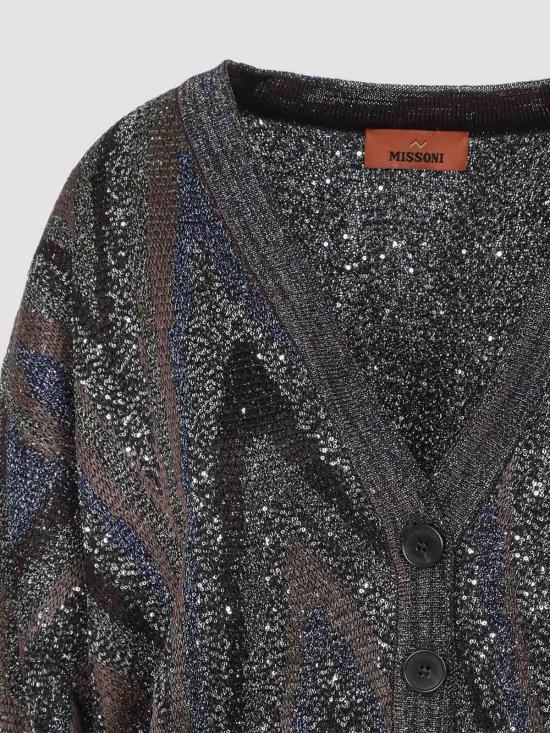 26FW 미소니 가디건 DS26WM1GBK01LYS91U7 BLACK - MISSONI