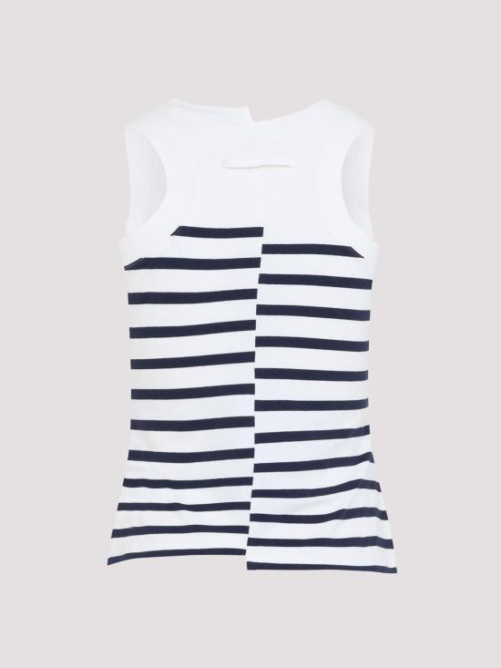 26FW 장 폴 고티에 민소매 티셔츠 2604WTO475J0640159 WHITE - JEAN PAUL GAULTIER