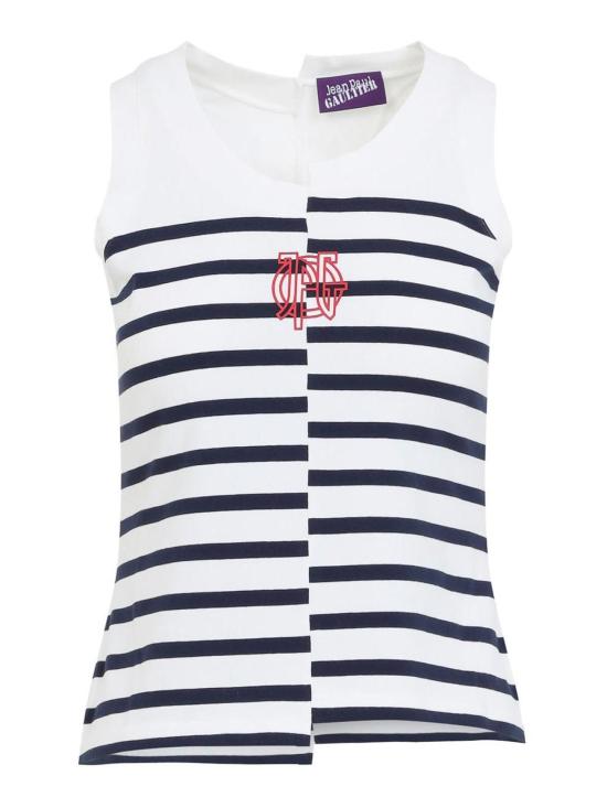 26FW 장 폴 고티에 민소매 티셔츠 2604WTO475J0640159 WHITE