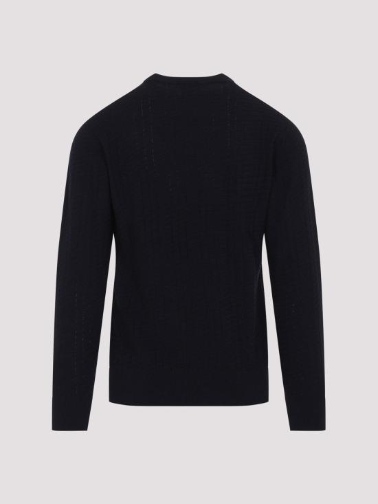 26FW 조르지오 아르마니 스웨터 GM003907AF28282U8139 BLUE - GIORGIO ARMANI