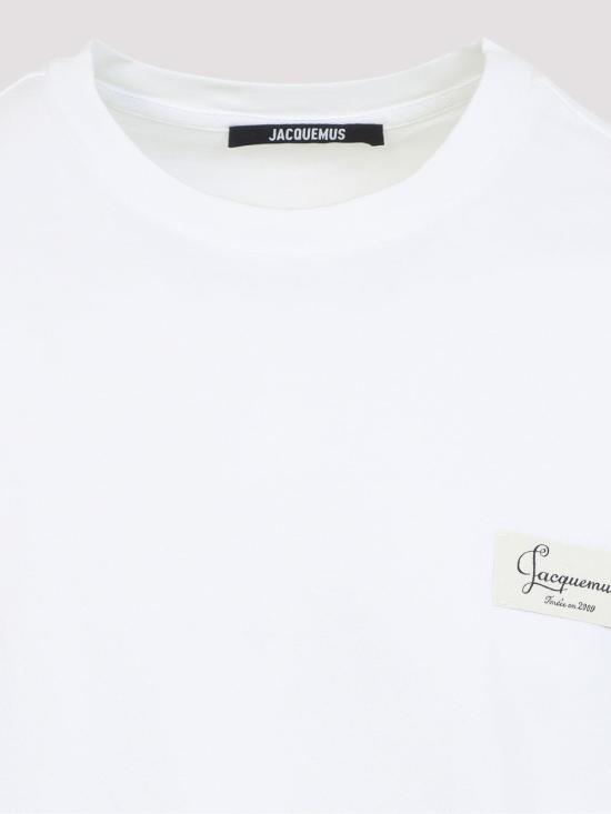 26FW 자크뮈스 반팔 티셔츠 TSU00329AJ00327100 WHITE - JACQUEMUS