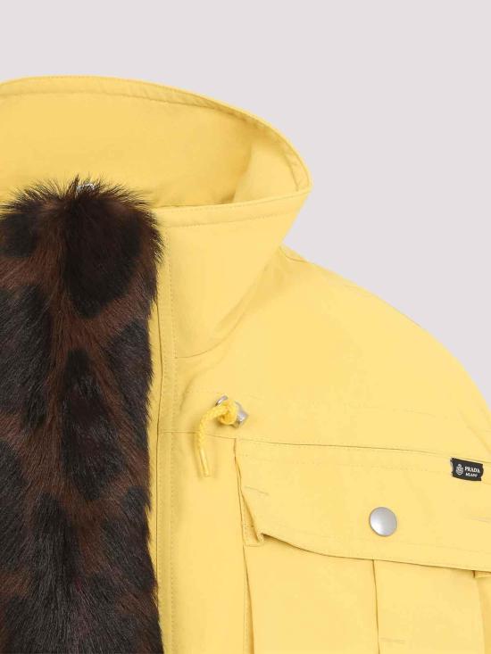 26FW 프라다 미디 스커트 292425SWAO199YF0010 YELLOW - PRADA