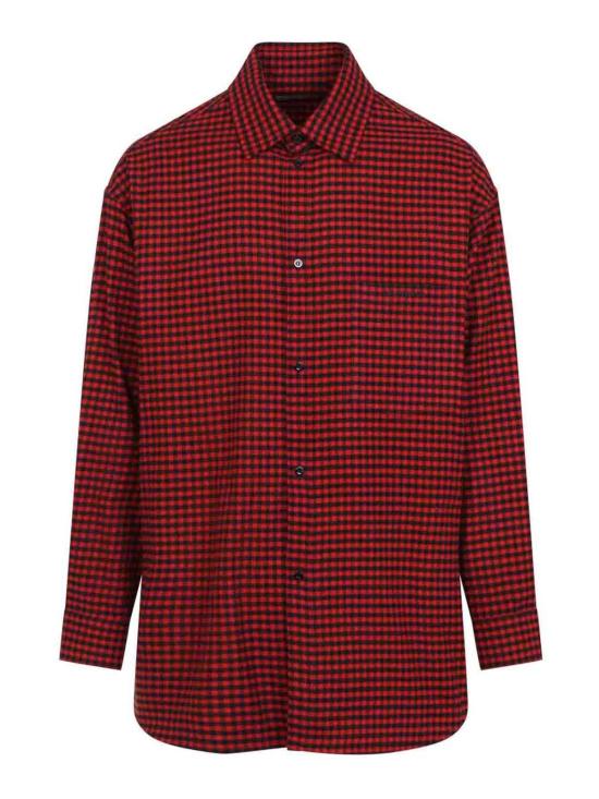 26FW 발렌시아가 셔츠 A001ZJTNM236400 RED