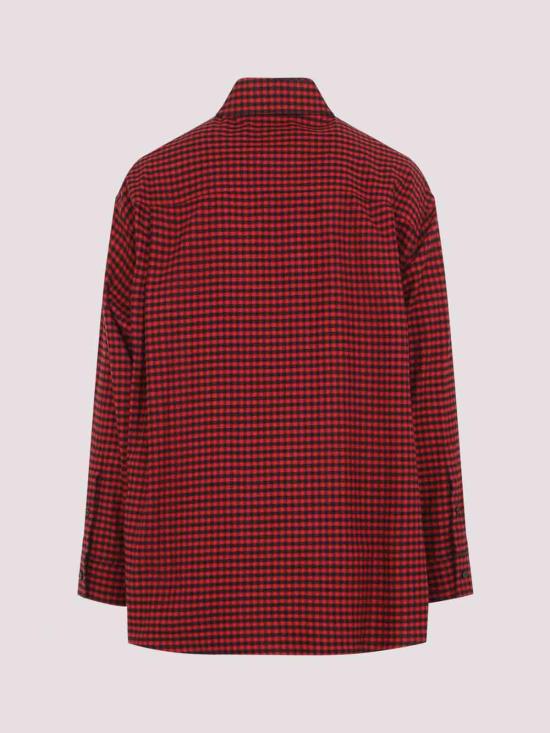 26FW 발렌시아가 셔츠 A001ZJTNM236400 RED - BALENCIAGA