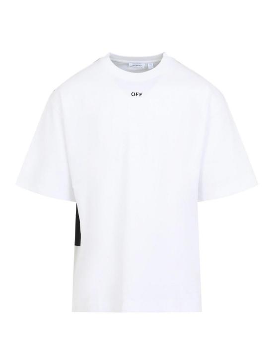 26FW 오프화이트 반팔 티셔츠 44MAA120F26J01C100 WHITE