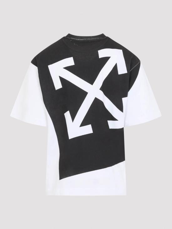 26FW 오프화이트 반팔 티셔츠 44MAA120F26J01C100 WHITE - OFF WHITE