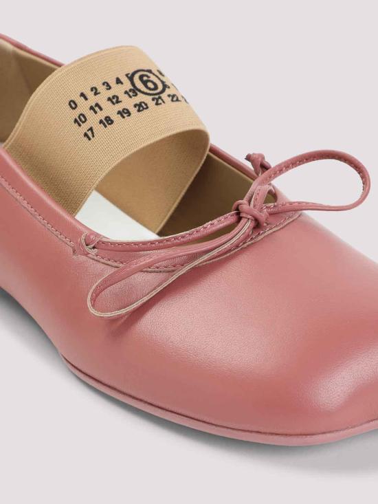 26FW MM6 메종마르지엘라 아나토믹 뉴메릭 발레리나 플랫 슈즈 S59WZ0099P3628T2303 PINK - MM6 MAISON MARGIELA