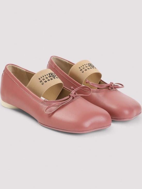 26FW MM6 메종마르지엘라 아나토믹 뉴메릭 발레리나 플랫 슈즈 S59WZ0099P3628T2303 PINK - MM6 MAISON MARGIELA