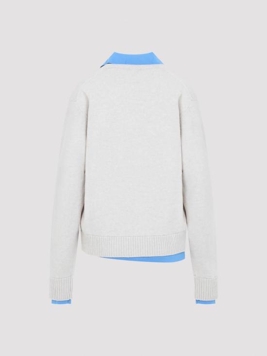 26FW 아크네 스튜디오 폴로 티셔츠 A60713DRT WHITE - ACNE STUDIOS