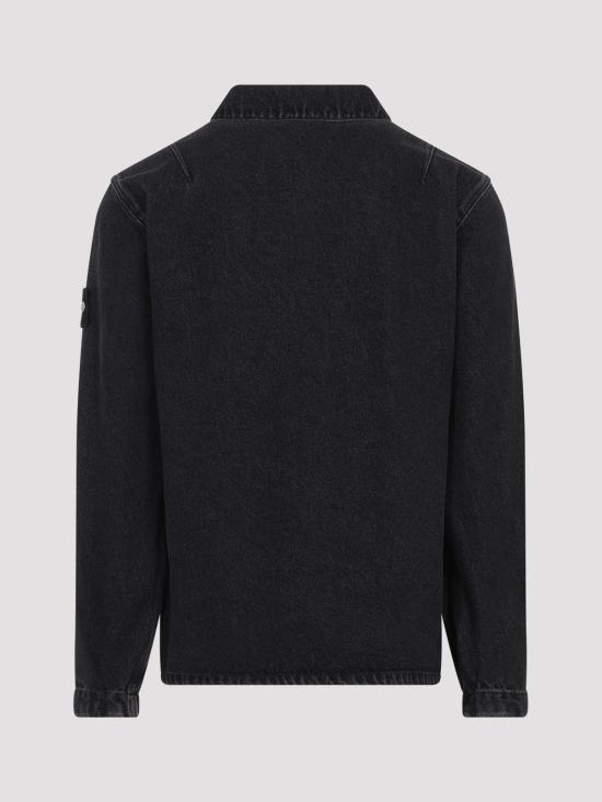 26FW 스톤 아일랜드 지퍼 디테일 컴포트 핏 오버셔츠 L2S141200002S0J32VJ902 BLACK - STONE ISLAND