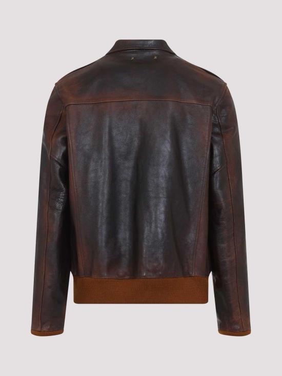 26FW 골든구스 봄버 자켓 GMP02502P00228855381 DARK BROWN - GOLDEN GOOSE