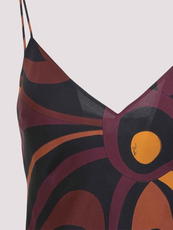 26FW 에밀리오푸치 롱 원피스 6URI306U761003 DARK RED - EMILIO PUCCI
