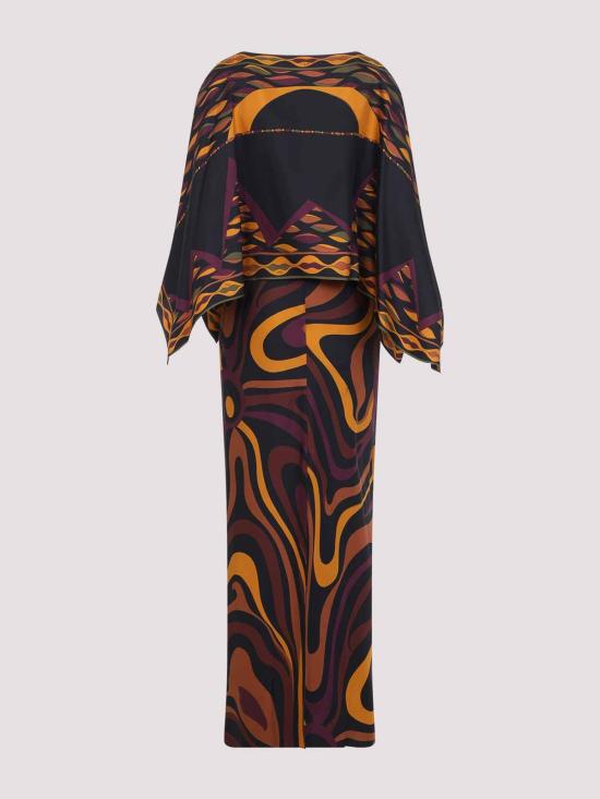 26FW 에밀리오푸치 롱 원피스 6URI306U761003 DARK RED - EMILIO PUCCI
