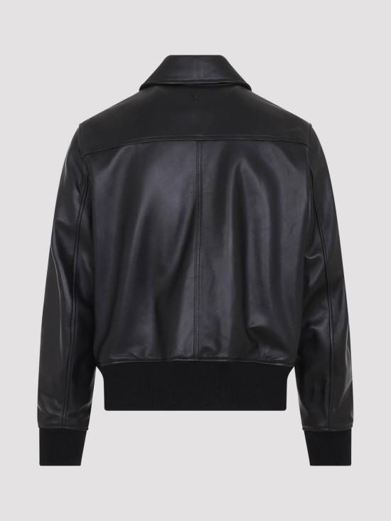 26FW 아미 가죽 자켓 HJK850LH0068001 BLACK - AMI