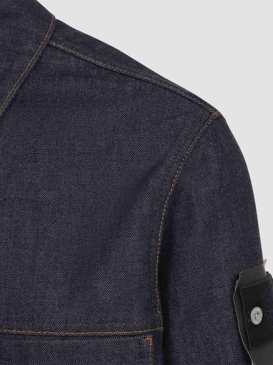 26FW 스톤 아일랜드 블루 린스 버튼 디테일 코치 재킷 L2S144100006S00J8VJ200 BLUE - STONE ISLAND