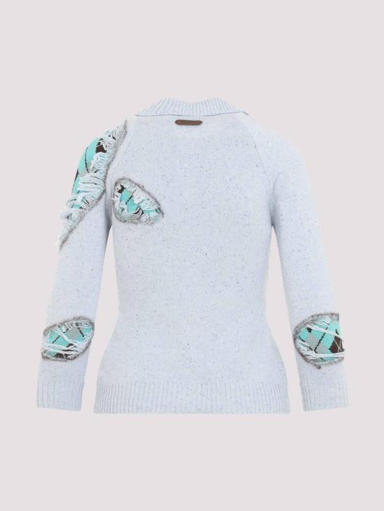 26FW 모스키노 가디건 262DA090154001331 LIGHT BLUE - MOSCHINO
