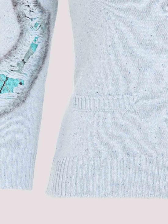 26FW 모스키노 가디건 262DA090154001331 LIGHT BLUE - MOSCHINO