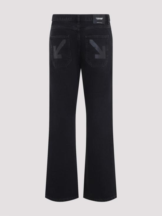 26FW 오프화이트 스트레이트 팬츠 44MYA18JF26D00E019 BLACK - OFF WHITE