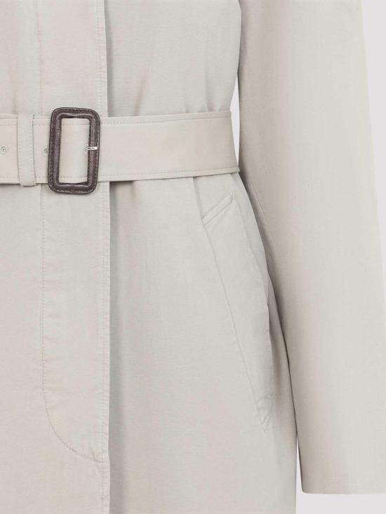 26FW 프라다 싱글 브레스티드 올드 포플린 코트 P648TESOOO19WYF0A08 BEIGE - PRADA