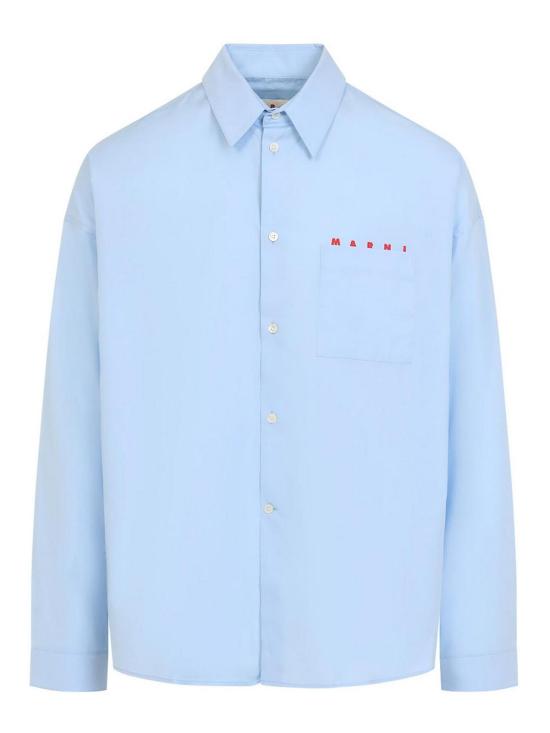 26FW 마르니 셔츠 CUMU0061P4USCT88LRB21 LIGHT BLUE