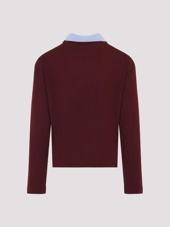 26FW 질샌더 폴로 티셔츠 J22GL0139J14842642 BURGUNDY - JIL SANDER