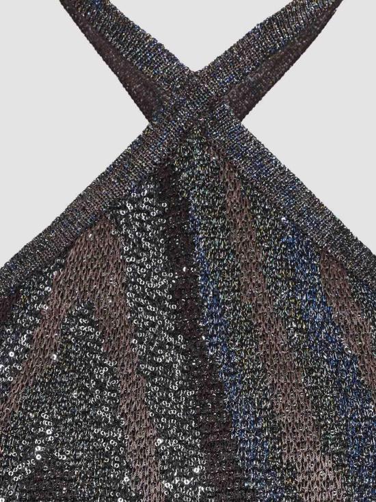 26FW 미소니 민소매 티셔츠 DS26WG4IBK01LYS91U7 BLACK - MISSONI