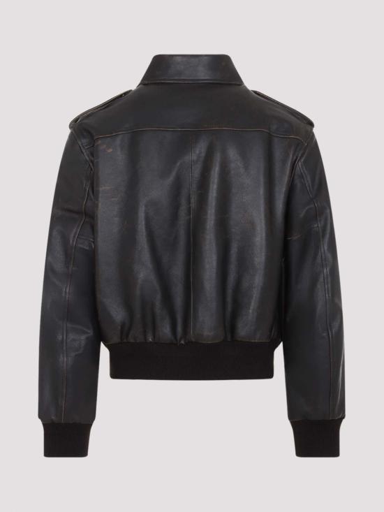 26FW 질샌더 가죽 자켓 J22SW0183J07240001 BLACK - JIL SANDER