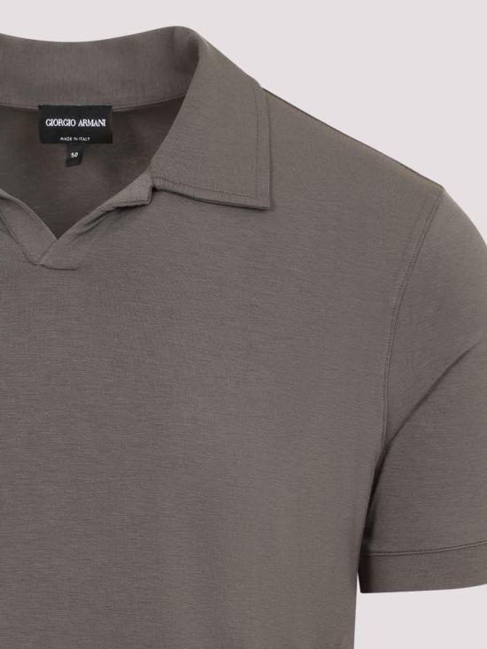 26FW 조르지오 아르마니 폴로 티셔츠 3GSF51SJP4ZU6199 GREY - GIORGIO ARMANI